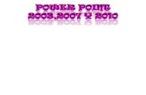Power point 2003,2007 y 2010