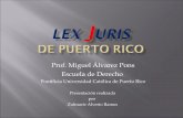 Presentacion de Lex Juris de Puerto Rico