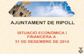 RIPOLL, Situació econòmica Ajuntament a 31-12-2014
