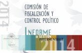 Rendición de Cuentas 2014: Comisión de Fiscalización y Control Políticos.