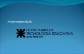 Presentación de la Licenciatura en Tecnología Educativa UTN FRBA