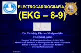 Clase 8-9 ekg 2015 - Dr. Freddy Flores Malpartida