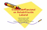 Evaluacion funcional en rehabilitacion laboral en Salud Mental