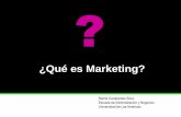 Conceptos de Marketing y elaboracion de Spot publicitario