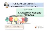 Futbol escolar_PROCESO DE ENTRENAMIENTO