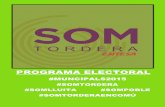 Programa electoral de la coalició SOM TORDERA