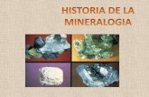 historia de la mineralogia