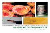 Informe de Exportaciones de flores a la Unión Europea