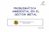 Medioambiente problemática medioambiental sector metal