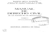 manual de derecho civil ramon meza barros