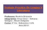 Trabajo practico de lengua y literatura