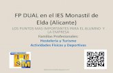 FP Dual, los puntos mas importantes para el alumno y la empresa.IES Monastil Elda.Alicante