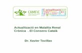 E-actualització - Malaltia renal cronica   Dr.. X. Tovillas
