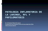 Lesiones inflamatorias laringe