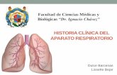 Historia clínica del aparato respiratorio