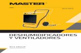 Catálogo deshumidificadores y ventiladores MASTER - 2013