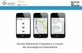 Aplicació de la missatgeria instantània al transport públic