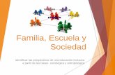 Familia, escuela y sociedad