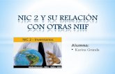 Nic 2 y su relacion con otras NIFF