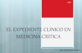 El expediente clinico en medicina critica