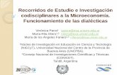 Recorridos de Estudio e Investigación codisciplinares a la Microeconomía