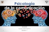 UCM Psicologia de la Comunicación Sesión 1