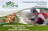 Presentación politica ambiental Pro-Rural