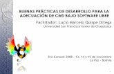 Buenas Prácticas de Desarrollo para la Adecuación de CMS bajo Software Libre