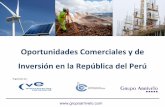 Oportunidades Comerciales y de Inversión en Perú