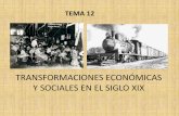 Tema 12 Transformaciones económicas y sociales en el siglo XIX en España