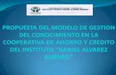 Propuesta de gestión del conocimiento de la cooperativa de ahorro y credito daniel Alvarez Burneo