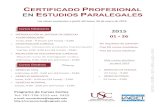 Certificado Profesional en Estudios Paralegales-enero 2015