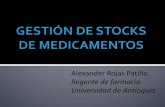 Gestión de inventarios y Stock en el área farmaceutica