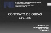 CONTRATO DE OBRAS CIVILES