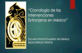 Cronología de las Intervenciones extranjeras en México