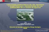 Variaciones morfológicas del río Amazonas y susceptibilidad a inundaciones en los alrededores de la ciudad de Iquitos