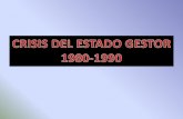 Crisis del estado gestor 1980-1990