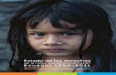 Estado de los derechos de la ninez y la adolescencia en ecuador 1990 2011