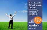 Venta Consultiva para Coaches -  Increventia-2015