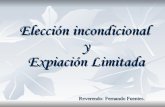 EleccióN Incondicional Y ExpiacióN Limitada