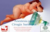 Anestesia para cx bariatrica