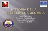 Historia de la Anestesia en Colombia