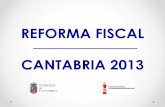 Reforma fiscal Cantabria