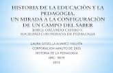 Historia de la educaciòn y la pedagogia