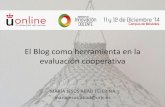 El blog.herramienta en la evaluación cooperativa