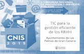TIC para la gestión eficiente de los RRHH - CNIS2015