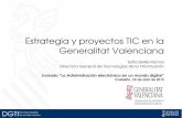 Sofia Belles. DGTI. Estrategia y proyectos TIC en la Generalitat. Semanainformatica.com 2015