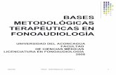 Bases MetodolóGicas TerapéUticas En FonoaudiologíA