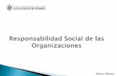 Responsabilidad social de las organizaciones - Álvaro Morey