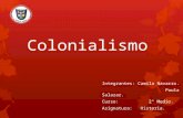 Historia colonialismo
